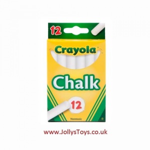 Crayola White Chalk, 12s